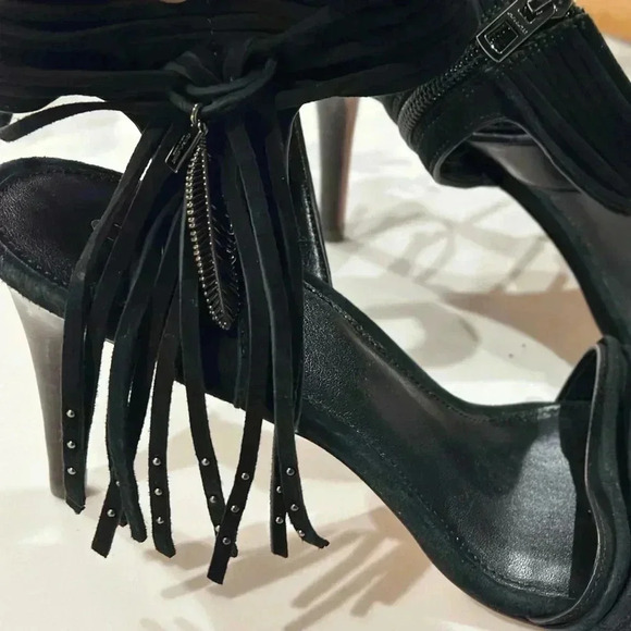 Black Coach Heels - size 10 B - Picture 3 of 11